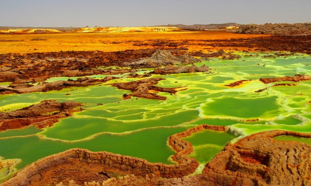 🌋 Danakil Depression – The Otherworldly Landscape
